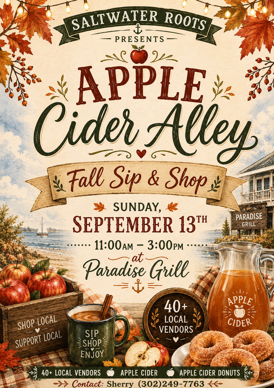 Apple Cider Alley Fall Sip & Shop